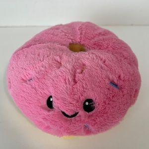 Squishable Minis! Pink Frosted Donut w/Sprinkled Plush 7” Stuffed Toy RARE